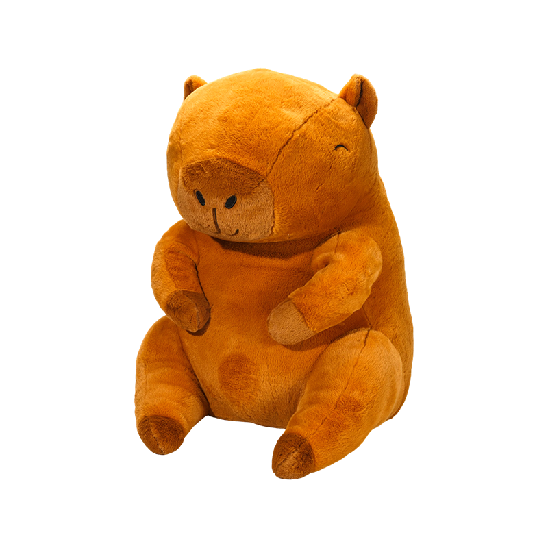 Adorable huge capybara plush toy