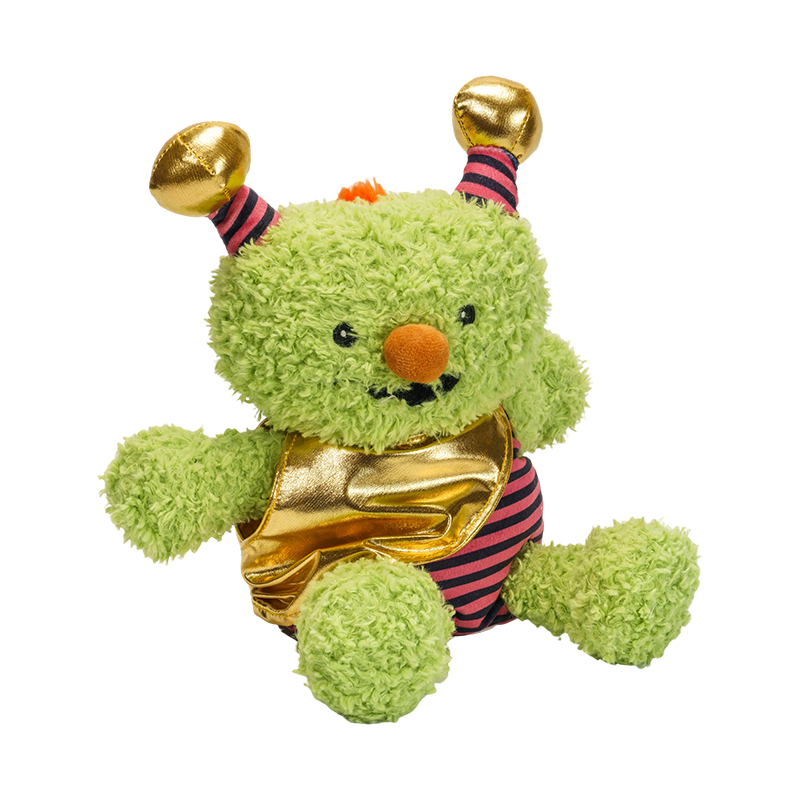 Long Horn Green Monster IP Plush Doll